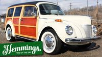 Find of the Day: To complete the 1940 Ford look, this 1973 Volkswagen Beetle features a full woodie station wagon body