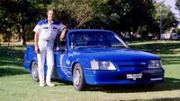 Peter Brock's personal 1985 Holden VK Commodore SS Blue Meanie sells for $1 million, just shy of Australian auction record