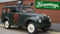 Planning a vintage bike tour? This 1954 Fiat 500C van won't haul much, but may still be your ideal support vehicle