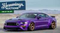 'It's a SEMA car, yes, but it's a driver.' Neil Tjin on his purple widebody Ford Mustang
