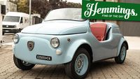 Yes, this is a Moretti-bodied, Abarth-equipped 1971 Fiat 500F speedster