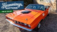 Have It All with this 1971 Plymouth 'Cuda Convertible 440 Six Barrel with a Four-Speed