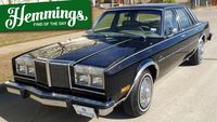 Guaranteed Nobody Under the Age of 45 Ever Sat in the Original Interior of This 1980 Chrysler Lebaron