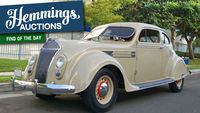 This Rare Two-Door 1936 Chrysler Airflow Coupe was Among the First Aerodynamic Cars