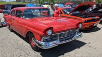 Owning a dual-quad '57 Ford Business Coupe is the realization of a childhood ambition for Joe Viera