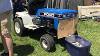 A 1989 Ford YT lawn mower at the 2022 Ford Nationals at Carlisle shows you can find anything at a swap meet