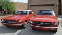 A rare pair of pre-production Ford Mustang convertibles come up for sale