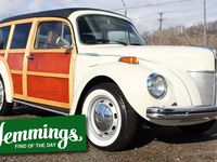 Find of the Day: To complete the 1940 Ford look, this 1973 Volkswagen Beetle features a full woodie station wagon body