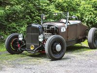 A traditional, flathead-powered Ford Model T hot rod, built by the owner