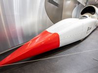 Bloodhound team says it's still chasing land-speed record, despite putting the streamliner in a museum