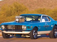 Yes, a supercharged, 8-second Boss 429 1970 Mustang can be used for safety education
