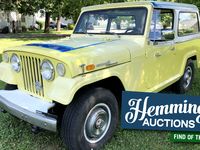 A bright and sunny 1970 Jeepster Commando may be the closest thing to a Ford Mustang that Jeep ever built