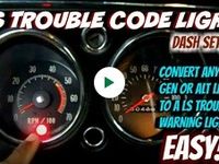 How To: Make an LS Trouble Code Light. (Turn Any Dash Light To A MIL Trouble Code Light)