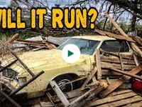 Forgotten Ford Galaxie Survives Tornado and Still Runs!