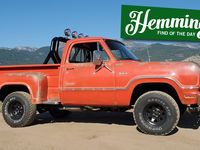 Toys aren't just for kids! Worry-free adventure awaits with this 1976 Dodge W100 stepside