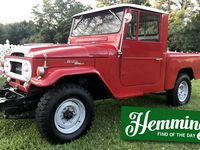 Find of the Day: A simple, red 1964 Toyota FJ45 pickup that avoided decades of abuse and modification
