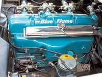 The C1 Corvette's Blue Flame Six used clever modifications to breathe more fire into a passenger-car engine