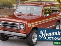 SUVs Don't Get More '70s Than This 1979 International Scout II with Burnt Orange Paint and Plaid Seats