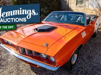 Have It All with this 1971 Plymouth 'Cuda Convertible 440 Six Barrel with a Four-Speed
