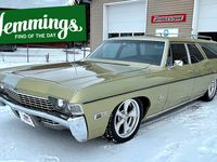 Yes, This 1968 Chevrolet Impala Station Wagon Can Still Be a Grocery Getter With Airbags and Custom Wheels