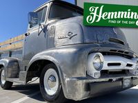 Bare-Metal 1956 Ford C600 COE Looks Right When Done Up as a Stubby Stepside Pickup