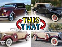 Which four-door phaeton would you choose for your dream garage?