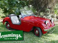 It's impossible to be angry in a red and refurbished 1949 Crosley Hotshot