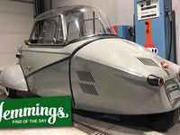 This restored 1954 Messerschmitt KR175 eschews adornment for perfect simplicity