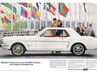 One of Ford's first ads featuring a Mustang wasn't a Mustang ad at all