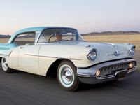 This 1957 Golden Rocket 88 Holiday Sedan inspired its owner to collect three-dozen Oldsmobiles