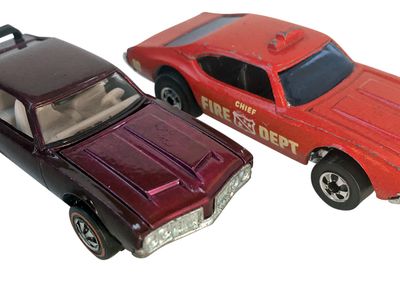 Muscle Machines 5 Car Set Boss 302 Charger 55 Chevy Olds 442 Nomad Too Hot RARE for sale online