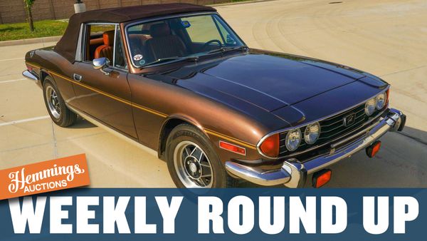 A restored Triumph Stag, single-family Grand Prix, and flat-twin BMW R60/2: Hemmings Auctions Weekly Round Up for August 7-13, 2022