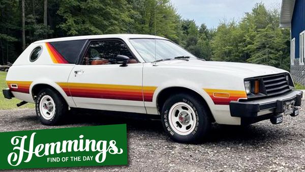 Slots, stripes, louvers, and a porthole: This 1979 Ford Pinto Cruising Wagon has everything a late-Seventies young buck could ever ask for