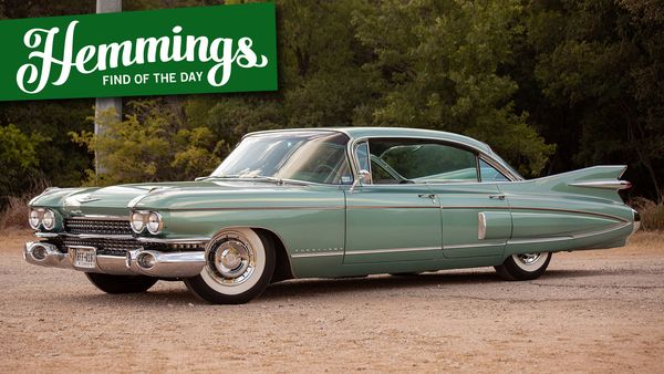 Daily driver 1959 Cadillac Fleetwood still wears its original special-ordered Hampton Green paint