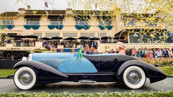 Figoni-bodied 1932 Duesenberg Model J Sports Torpedo wins 2021 Pebble Beach Concours d'Elegance Best of Show