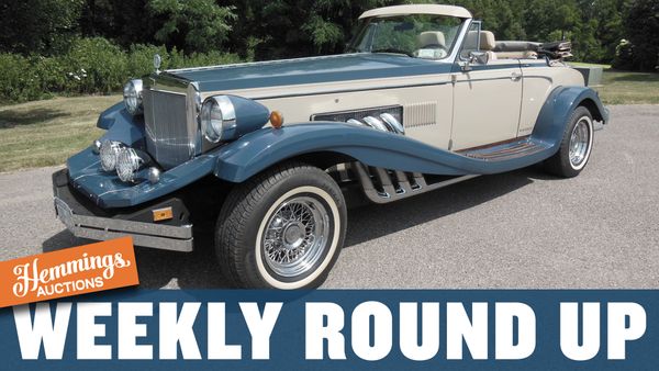 A classically styled Clenet Cabriolet, 1973 MGB, and restomod Plymouth 'Cuda: Hemmings Auctions Weekly Round Up for August 14-20, 2022