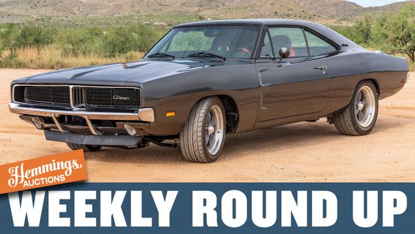 A sinister '69 Dodge Charger, custom-restored Fiat Spider, and practical Ford F3: Hemmings Auctions Weekly Round Up for August 21-27, 2022