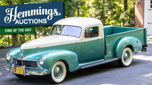 Haul awards and admiration in this ultra-rare 1946 Hudson Super Six Cab Pickup