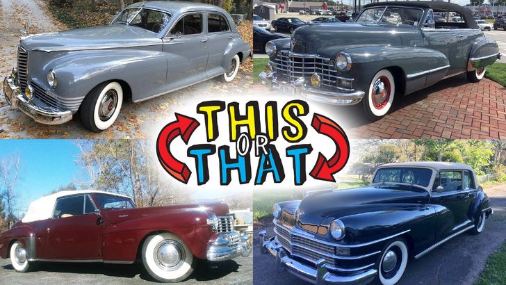 Which one of these immediate-postwar luxury cars would you choose for your dream garage?