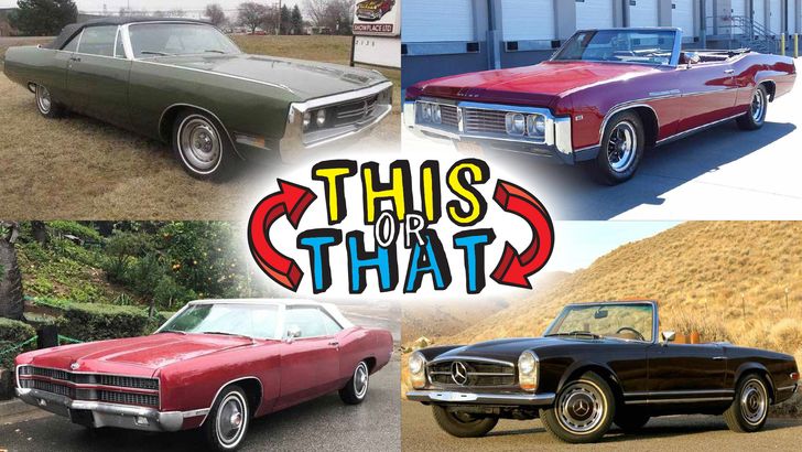 Which boulevard-cruising 1969 convertible would you choose for your dream garage?