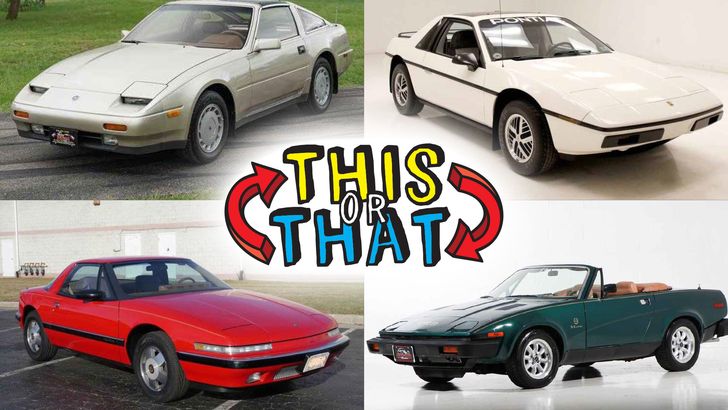 Which affordable wedge car from the Eighties would you choose for your dream garage?