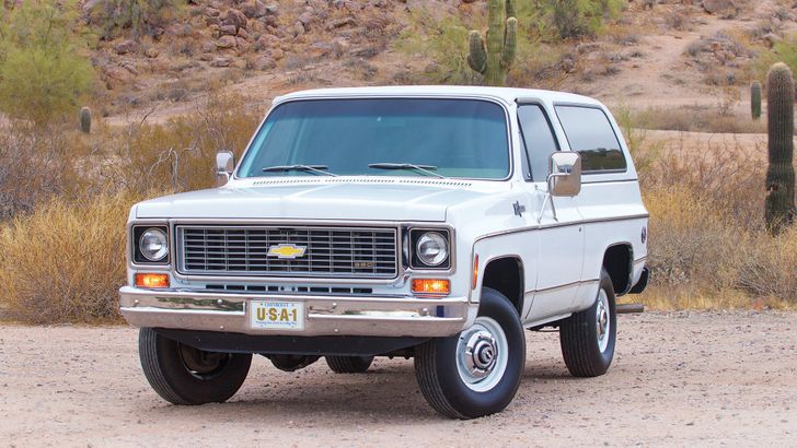 A 1973 Chevrolet K5 Blazer reserved for camping and adventures