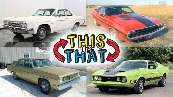 Which hero car from these four car-chase cult classics would you choose for your dream garage?