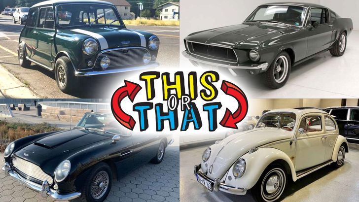 Which Sixties movie hero car would you choose for your dream garage?