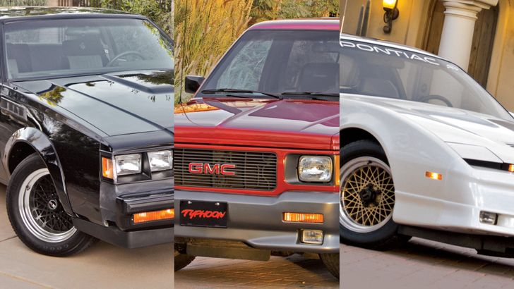 Driving GM's Threatening Turbo Threesome: Buick GNX, Pontiac Turbo Trans Am, and GMC Typhoon