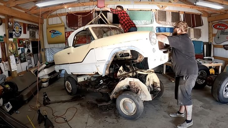 So Tiny in This Giant World: Step By Step, A Nash Metropolitan Dragster Comes to Life
