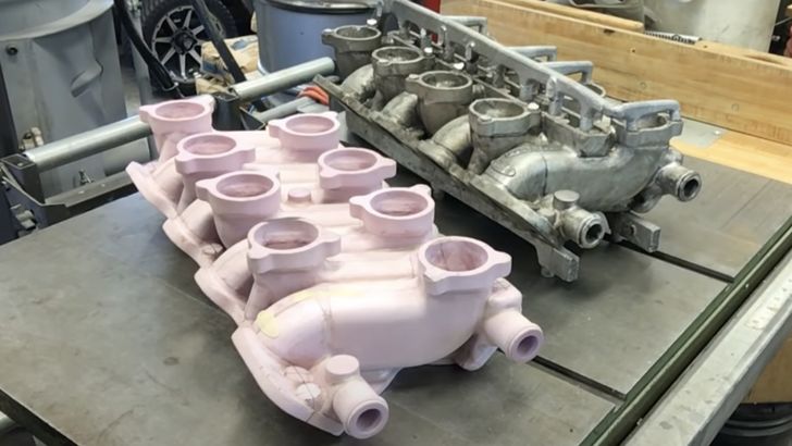 Casting a One-Off Aluminum Ford V-8 Intake Manifold at Home Requires Plenty of Styrofoam and Patience