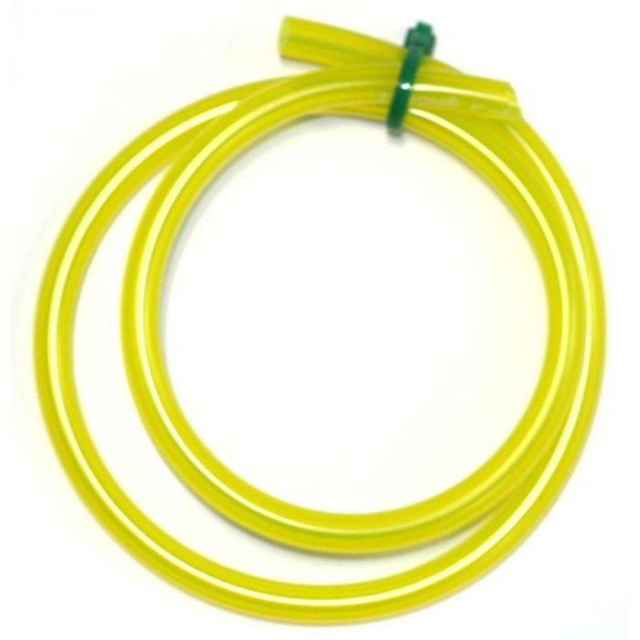 PREMIUM Quality Tygon Fuel Line 1/4" ID X 3/8" OD Clear Yellow  30 clamps