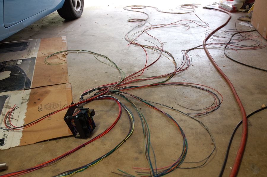 Installing A New Wiring Harness, Making A Car Wiring Loom