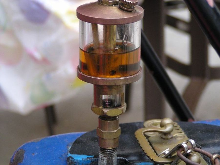NEW 3/4 x 1 Drip Oiler Sight Glass Hit Miss Gas Engine Motor Lunkenheimer 